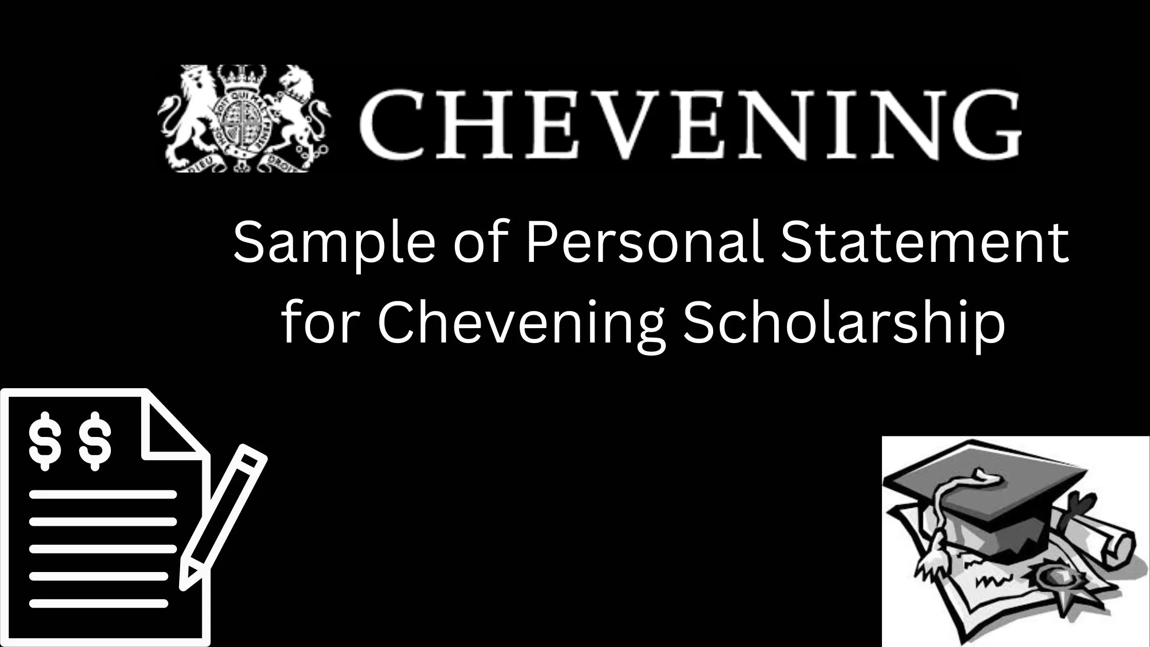 Sample of Personal Statement for Chevening Scholarship