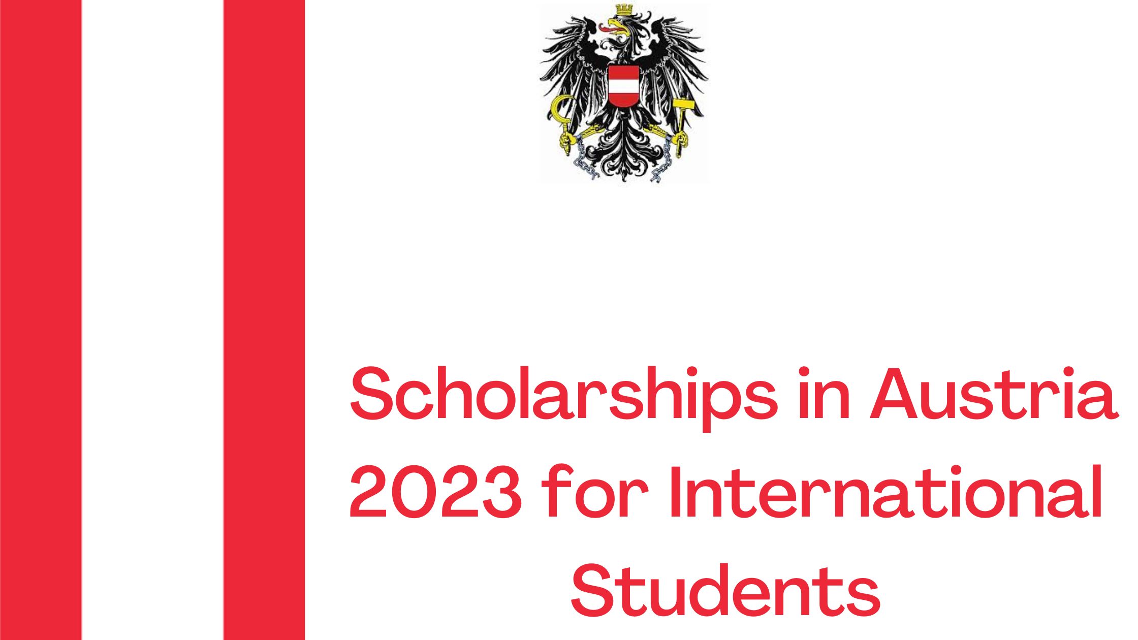 Scholarships in Austria 2023 for International Students | Study in