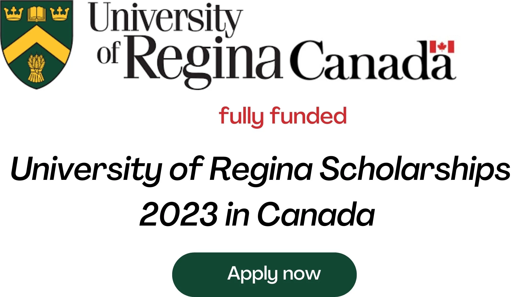 University of Regina Scholarships 2023 in Canada