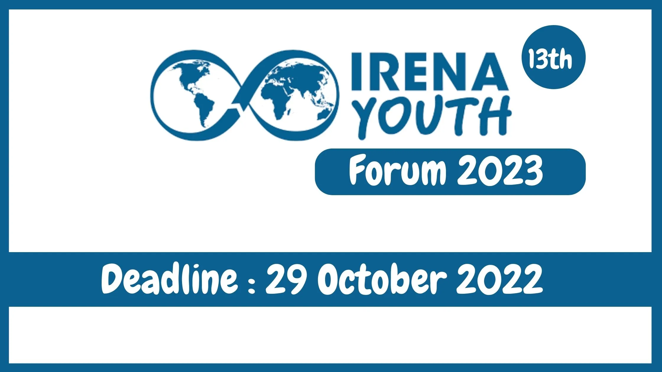 Irena assembly 2023 Youth Forum|fully funded