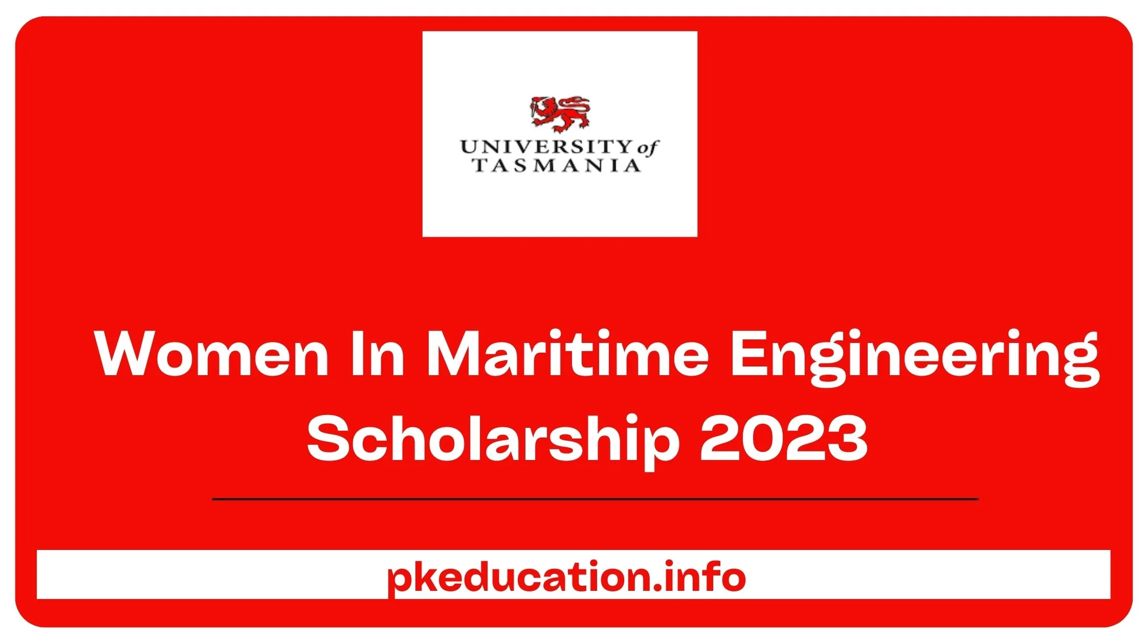 Women In Maritime Engineering Scholarship 2023