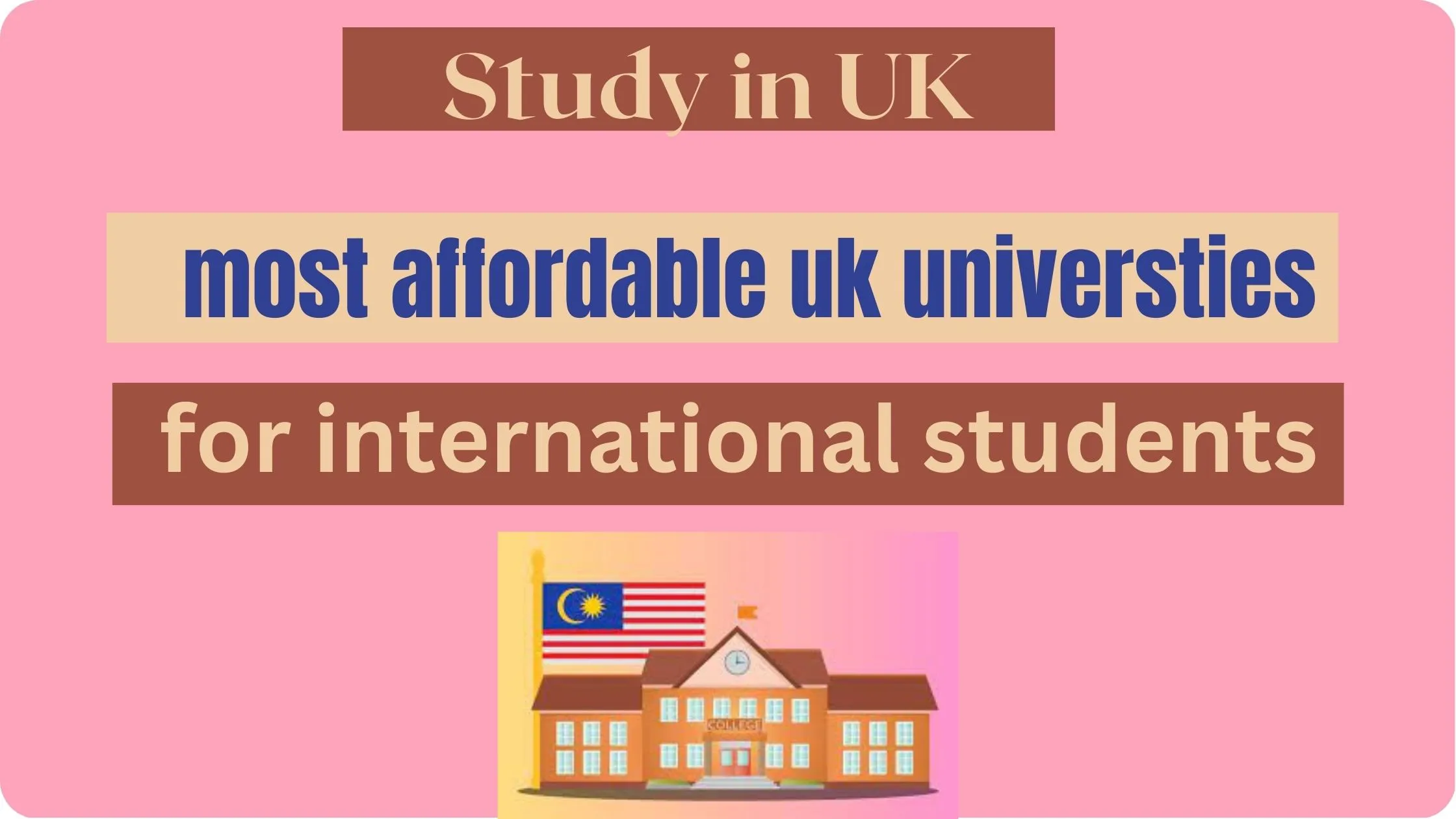 most affordable uk universties for international students
