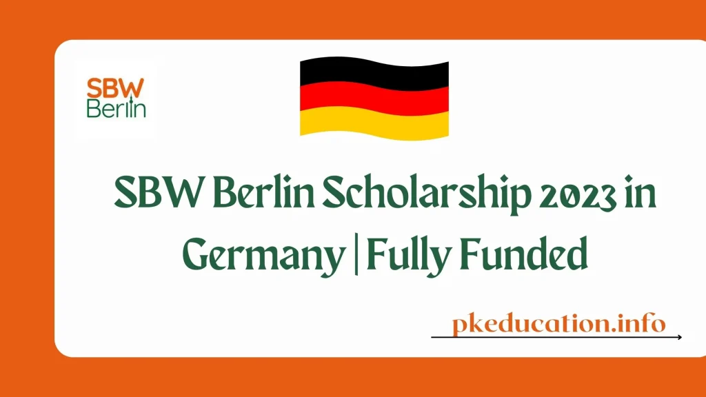 SBW Berlin Scholarship 2023 in Germany | Fully Funded