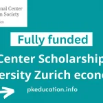 UBS Center Scholarship 2023 - university zurich economics