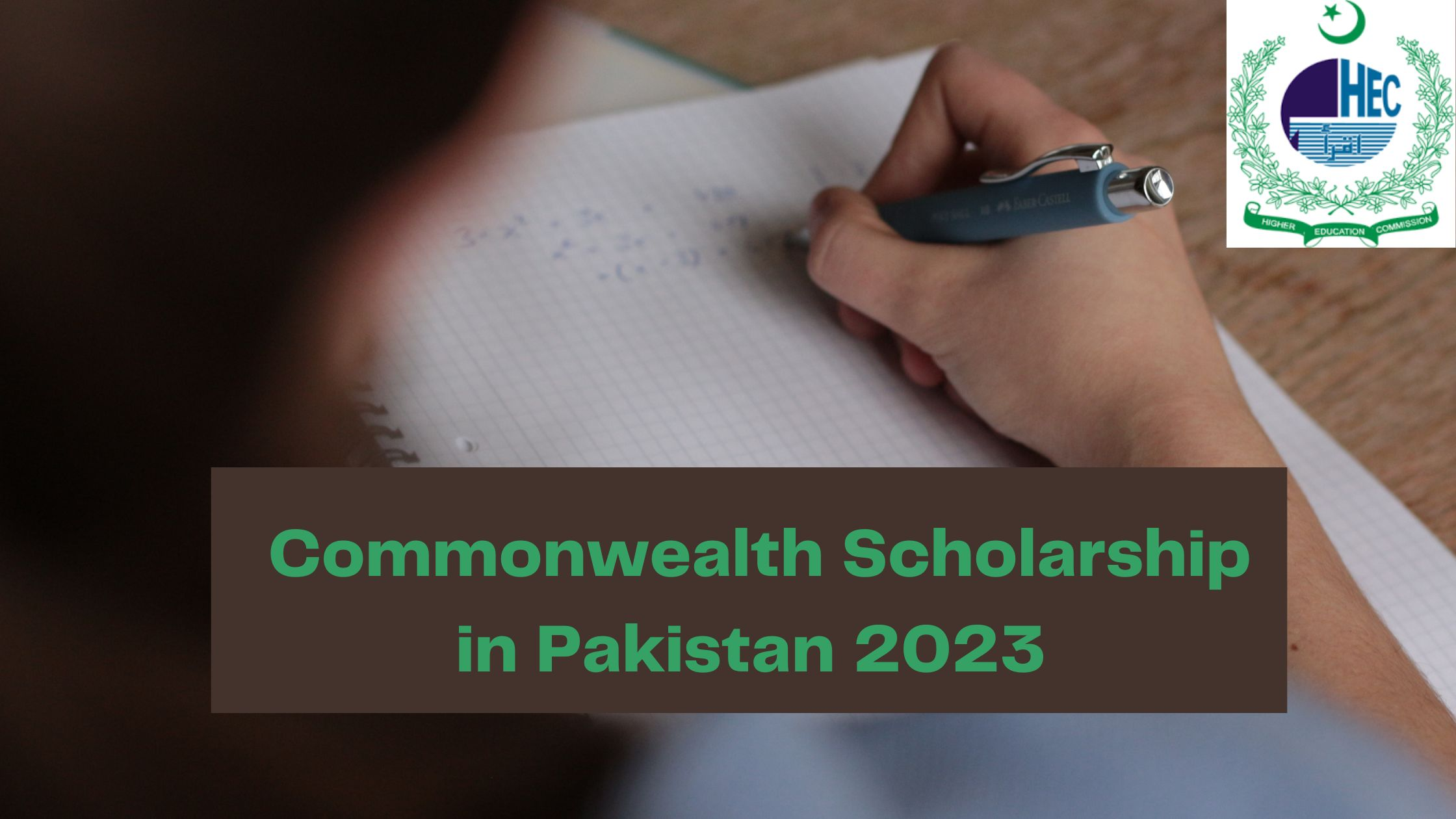 Commonwealth Scholarship in Pakistan 2023