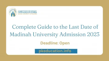 madinah university admission 2023 last date