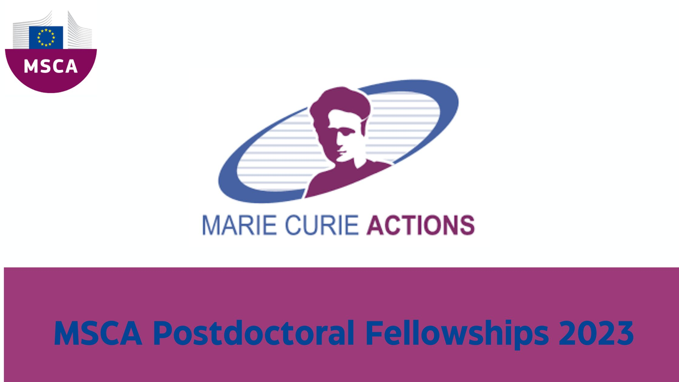 MSCA Postdoctoral Fellowships 2023