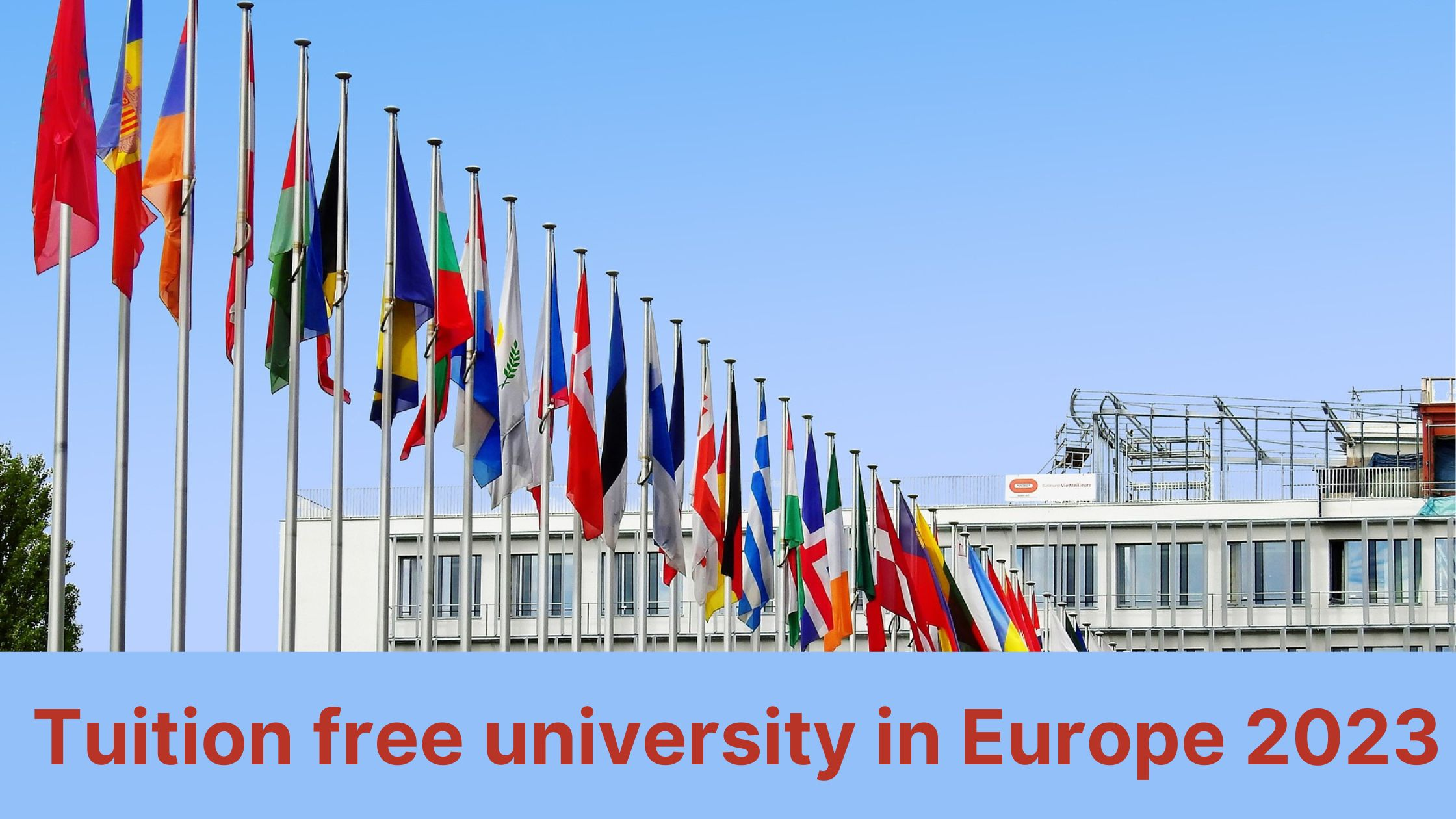 Tuition free university in Europe 2023