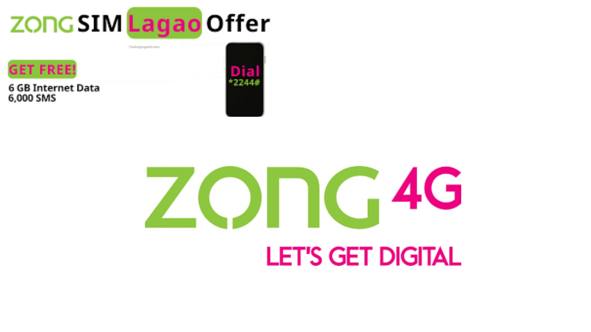 Zong Sim lagao offer 2023 latest | Free MBs Minutes, SMS